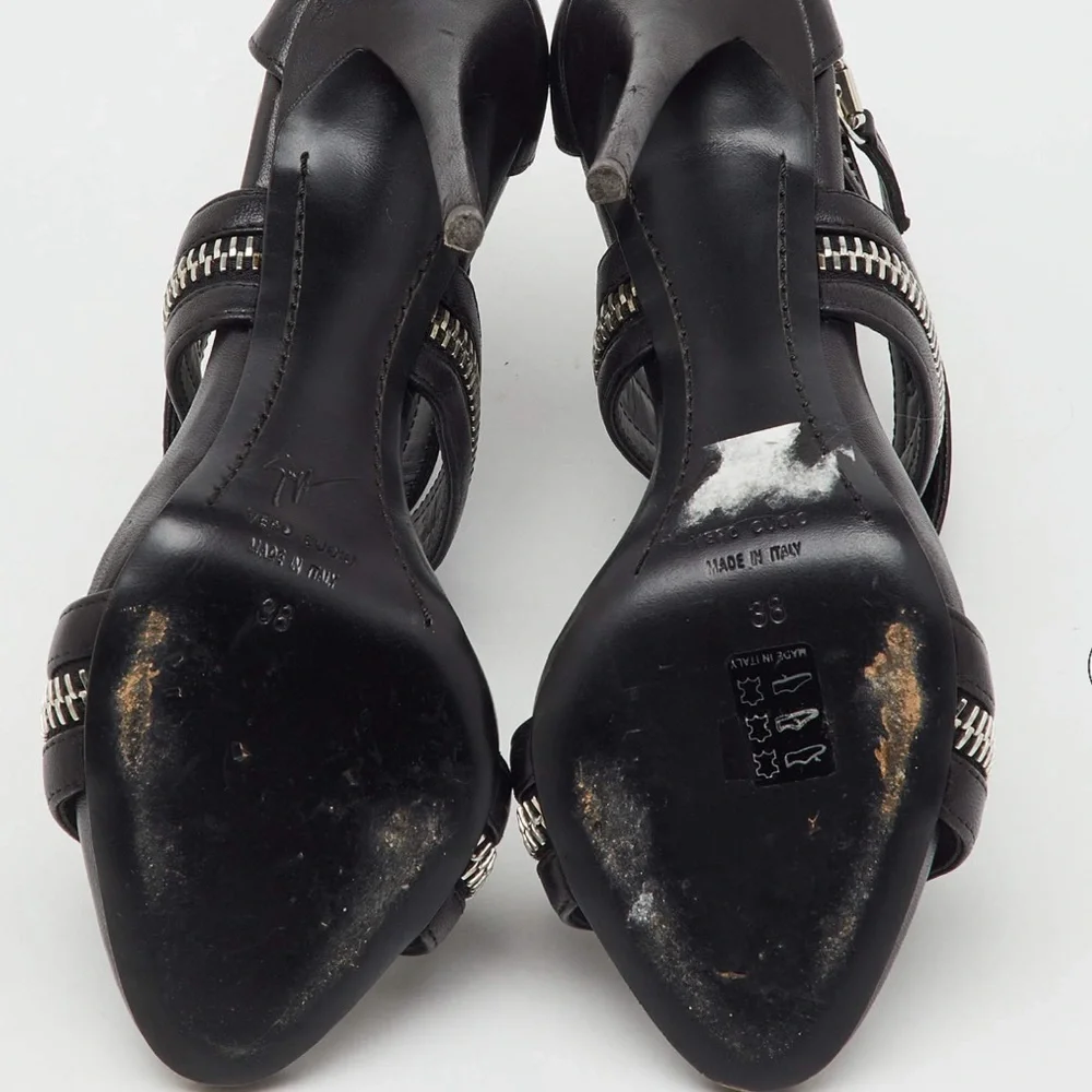 Giuseppe Zanotti Zipper Gladiator Heels - Picture 3 of 3